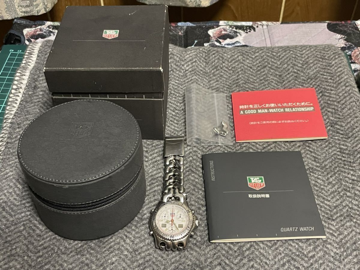 タグホイヤー TAG HEUER クロノグラフ セル セナモデル 片山右京 タグホイヤー TAG HEUER クロノグラフ セル セナモデル 片山右京