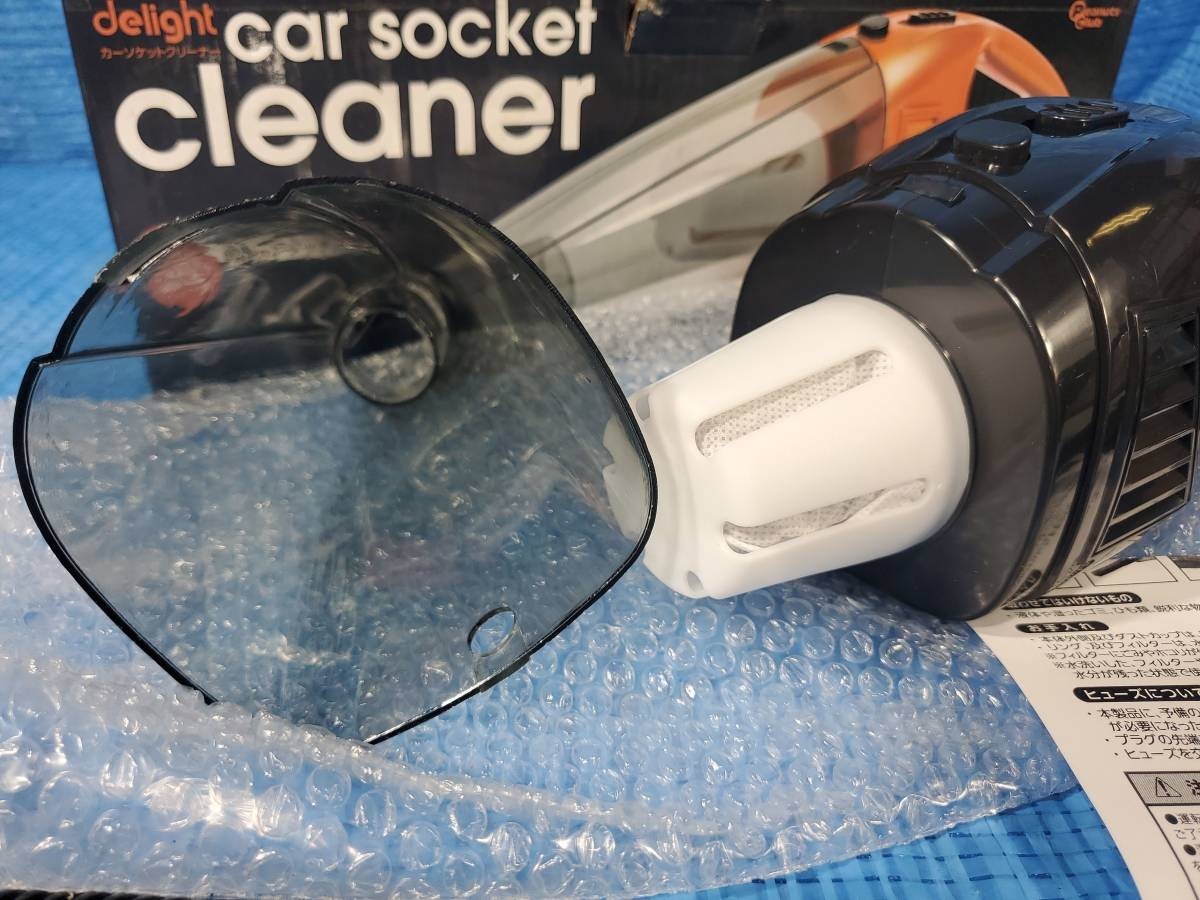 [値下げ] ★2500円即決! upbi 新品未使用 delight car socket cleaner カーソケットクリーナー 掃除機 シガーソケット 車用掃除機 ハンディ_画像6