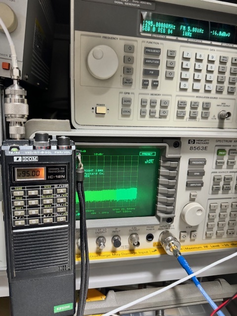 ☆彡ICOM 1200MHz　1.2GHz ハンディトランシバー　IC-12N 整備済み_画像8