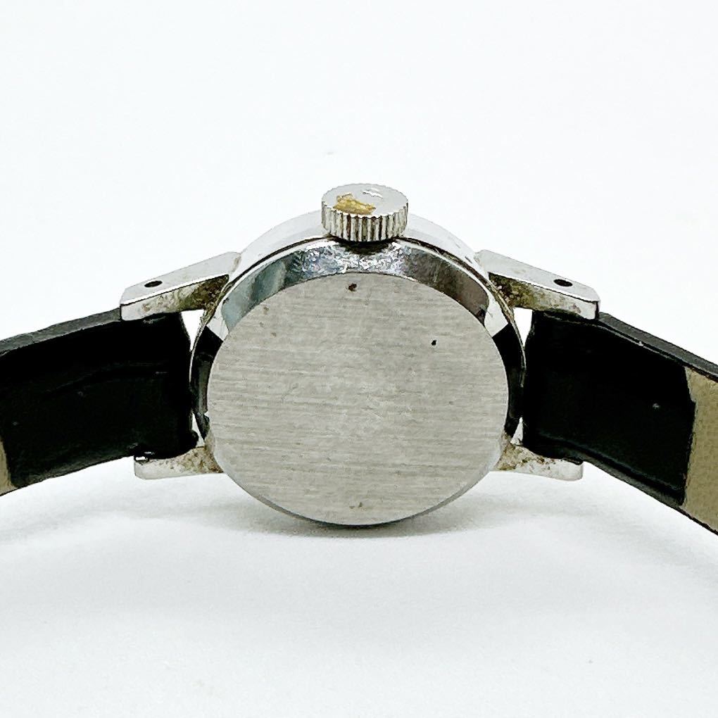 02083 オメガ OMEGA デビル DE VILLE カットガラス レディース 腕時計 手巻き シルバーカラー アンティーク ヴィンテージ_画像5