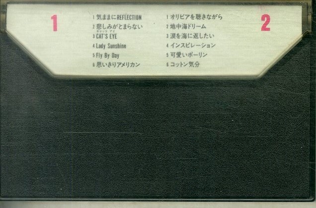 F00025008/カセット/杏里「A面コレクション (1984年・25C-11・ブギー・BOOGIE・ディスコ・DISCO・ライトメロウ)」_画像2