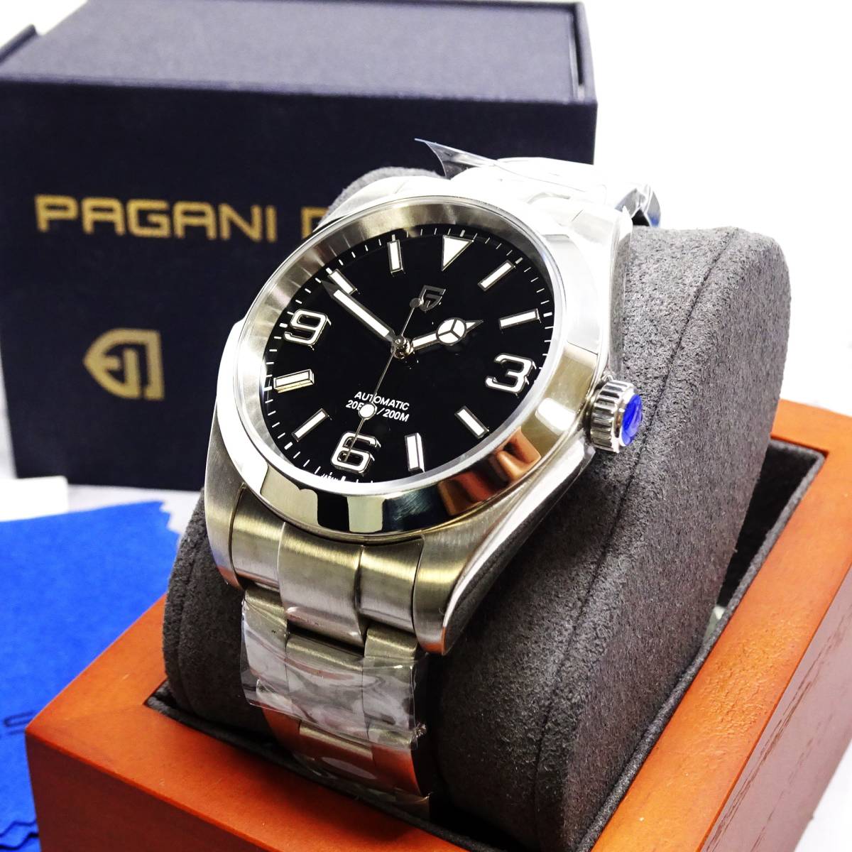 送料無料・新品〓 PAGANI DESIGN・パガーニデザイン・オマージュウォッチ腕時計 機械式NH35Ａ・ PD-1692・SUS316Lフルステンレス製モデル_画像1