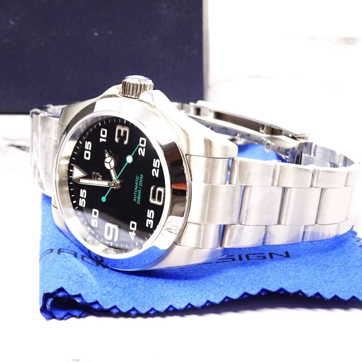 送料無料・新品〓 PAGANI DESIGN・パガーニデザイン・エアキンオマージュウォッチ腕時計 機械式NH35Ａ・ PD-1692・SUS316Lフルステンレス製_画像6