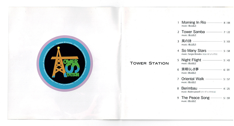 Tower Station (CD) - 俵山昌之／福井ともみ／藤井学／市原ひかり／纐纈歩美_画像2