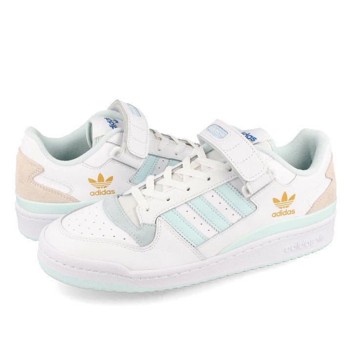 新品未使用 アディダス FORUM LOW 【28cm】定価11000円 レザー 天然皮革 スニーカー adidas フォーラム ロー 本革 ローカット 4369 白_画像2