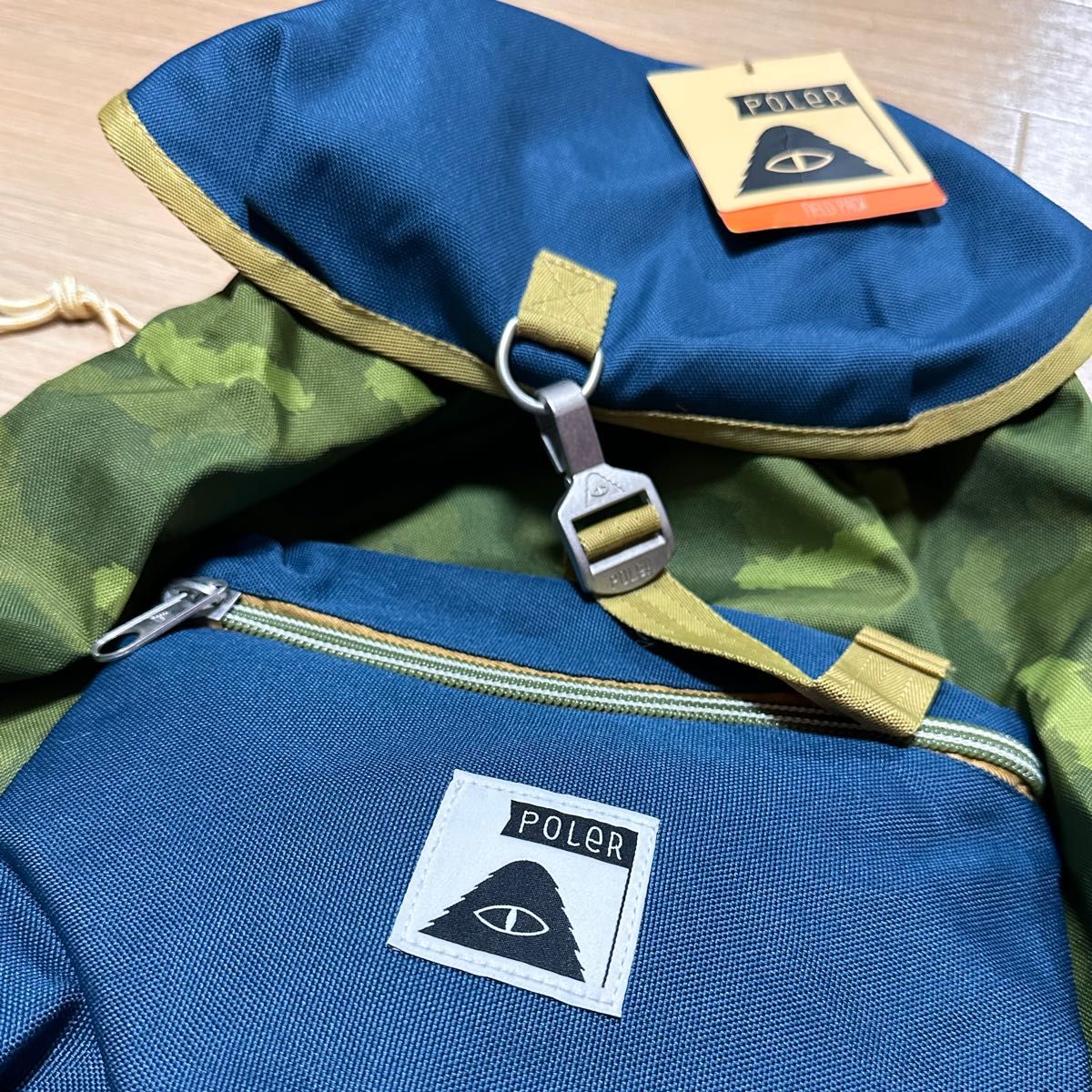 新品！レア！POLeR ポーラー Field pack 迷彩 リュック 14L バックパック ザック キャンプ 登山 フェス