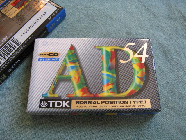 TDK カセットテープ AD 54 2本 未開封品_画像4
