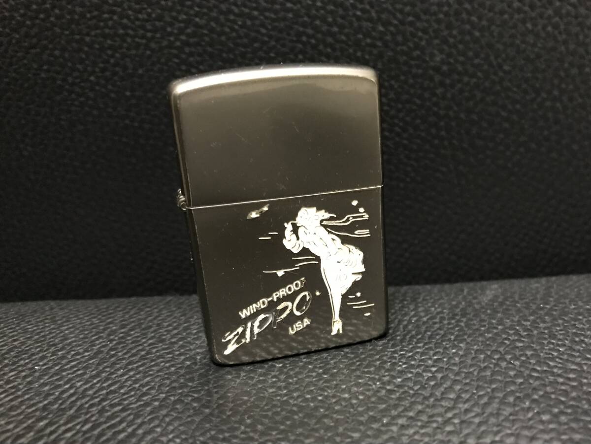 ★ ★★ (中古品 ) ZIPPO WINDY Marilyn Monroe ★希少・ヴィンテージ★ZIPPO ジッポー★ \\- \\- 1986年製造_画像1