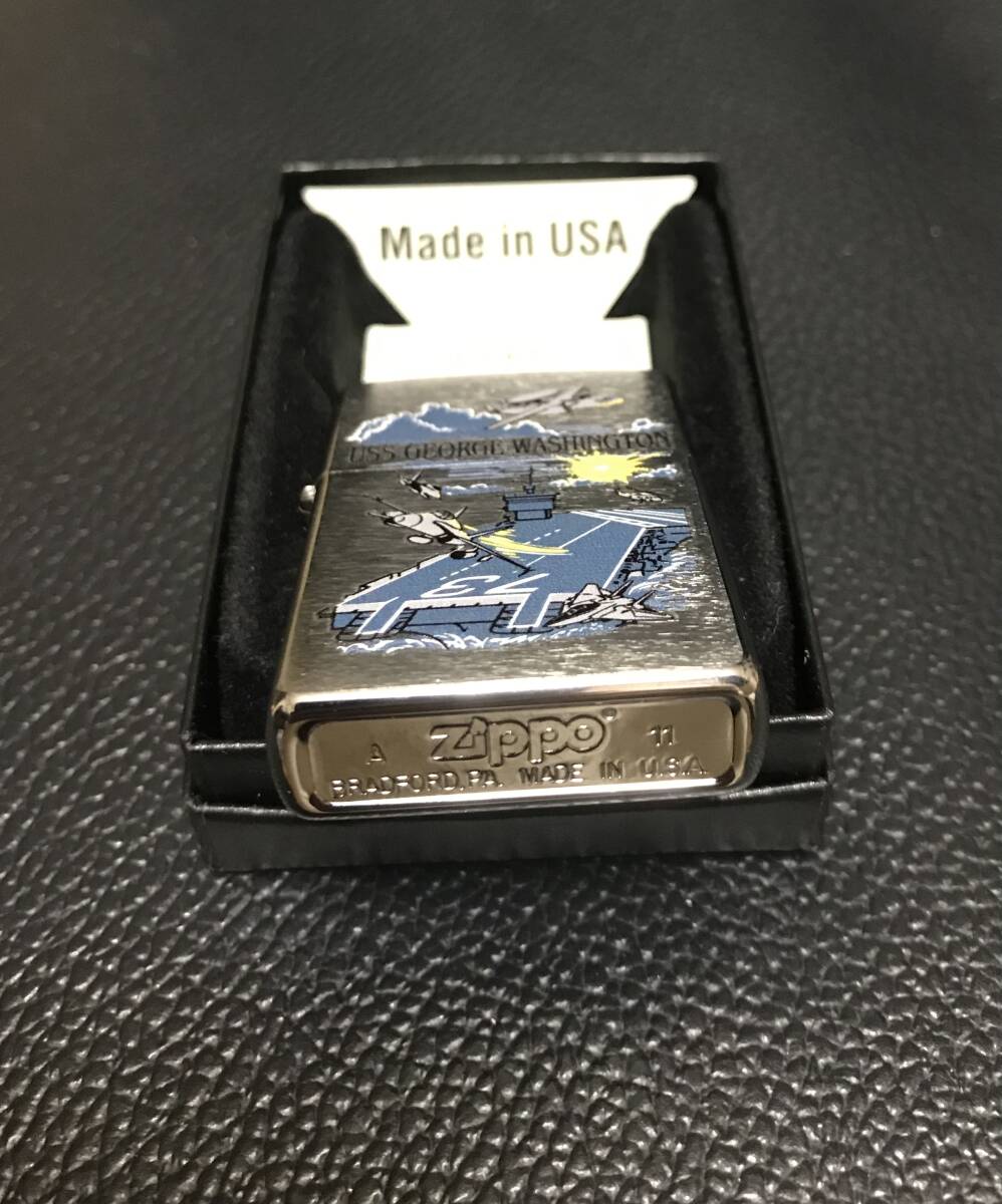 ★ ZIPPO (未使用) ZIPPO 軍艦 ★ ZIPPO USS GEORGE WASHIGTON ★希少・ヴィンテージ★ZIPPO ジッポー★ A-11 -2011年製造_画像6