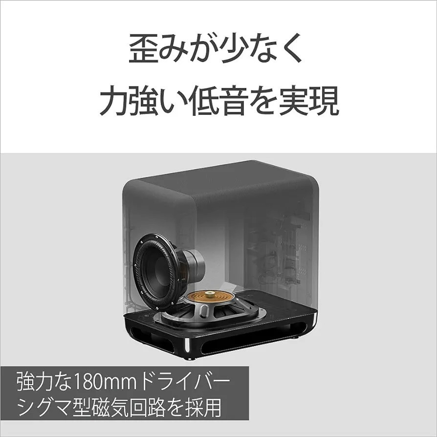 2 未開封 サブウーファー SA-SW5 ソニー 最大出力300W SONY サウンドバー ホームシアター HT-A9 HT-A7000 HT-A5000_画像5