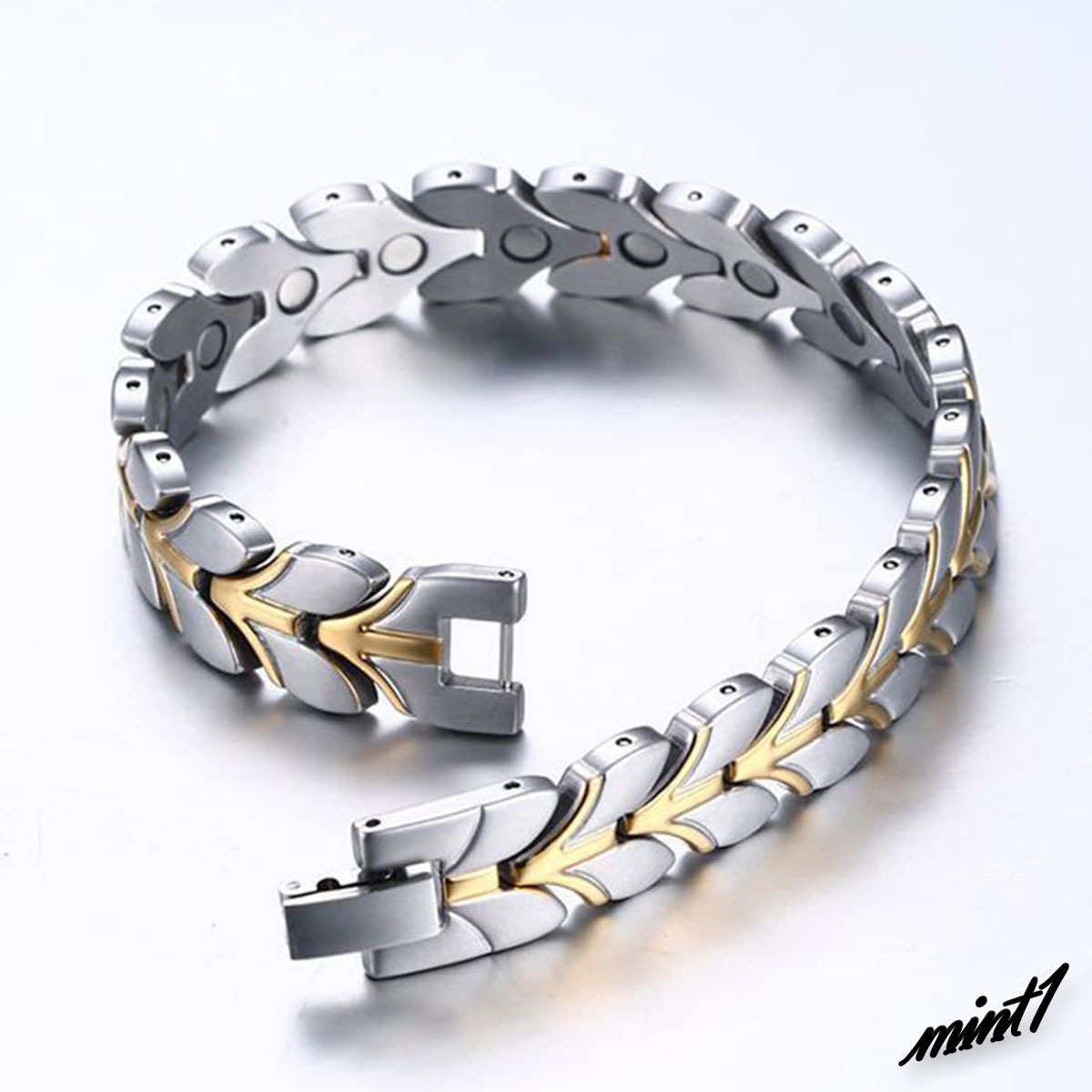 [ design characteristic . to be fixated ] germanium bracele men's heta my to titanium stainless steel allergy free accessory . profit 