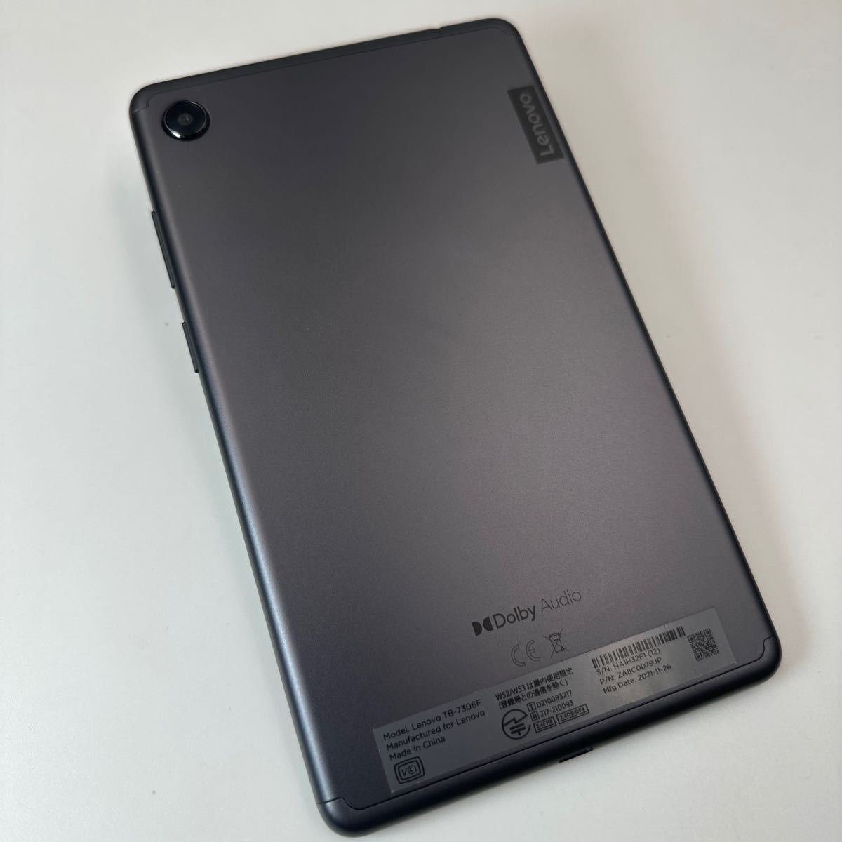 【USED】Lenovo タブレット Tab M7 (7.0型ワイドIPSパネル MediaTek MT8166 2GBメモリ 32GB) グレー_画像2