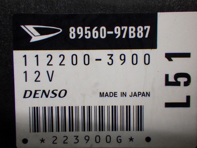 ダイハツ L912S ムーヴ エンジンコンピューター ECU 89560-97887 240210077_画像3