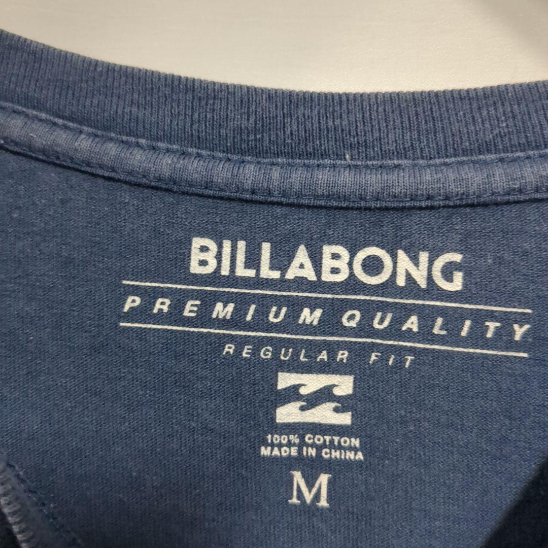 BILLABONG　ロゴ半袖Tシャツ　紺メンズM　19_画像5