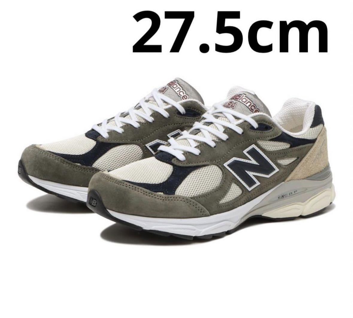 国内正規 27.5cm New Balance 990V3 Olive ニューバランス 990V3 オリーブ teddy santis m990to3 992 993