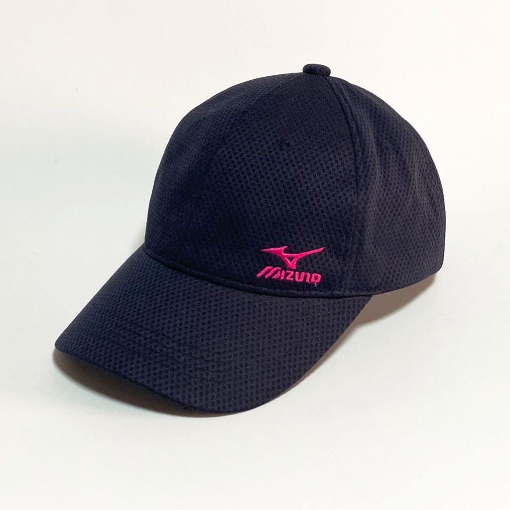 MIZUNO * Golf cap mesh cap navy pink embroidery Logo 55-58cm running training Golf sport Mizuno #SHW334