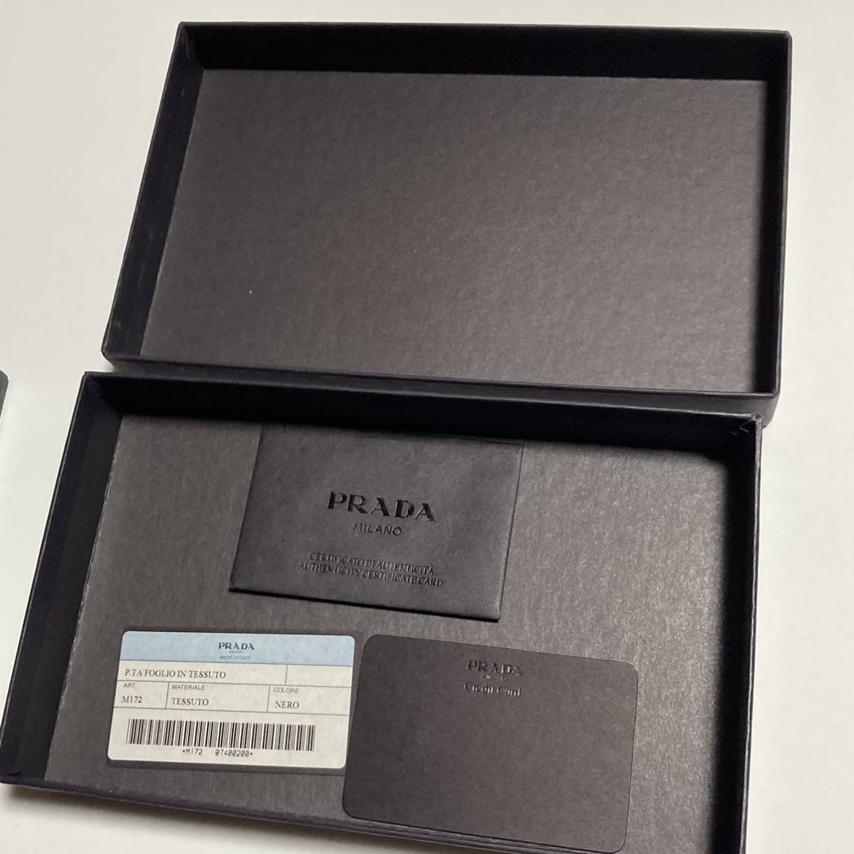 PRADA ☆ プラダ 空箱 財布用 ×3 アクセサリー系 ×1 化粧箱 ブランド ボックス BOX 4個 おまとめ■SAC68の画像4