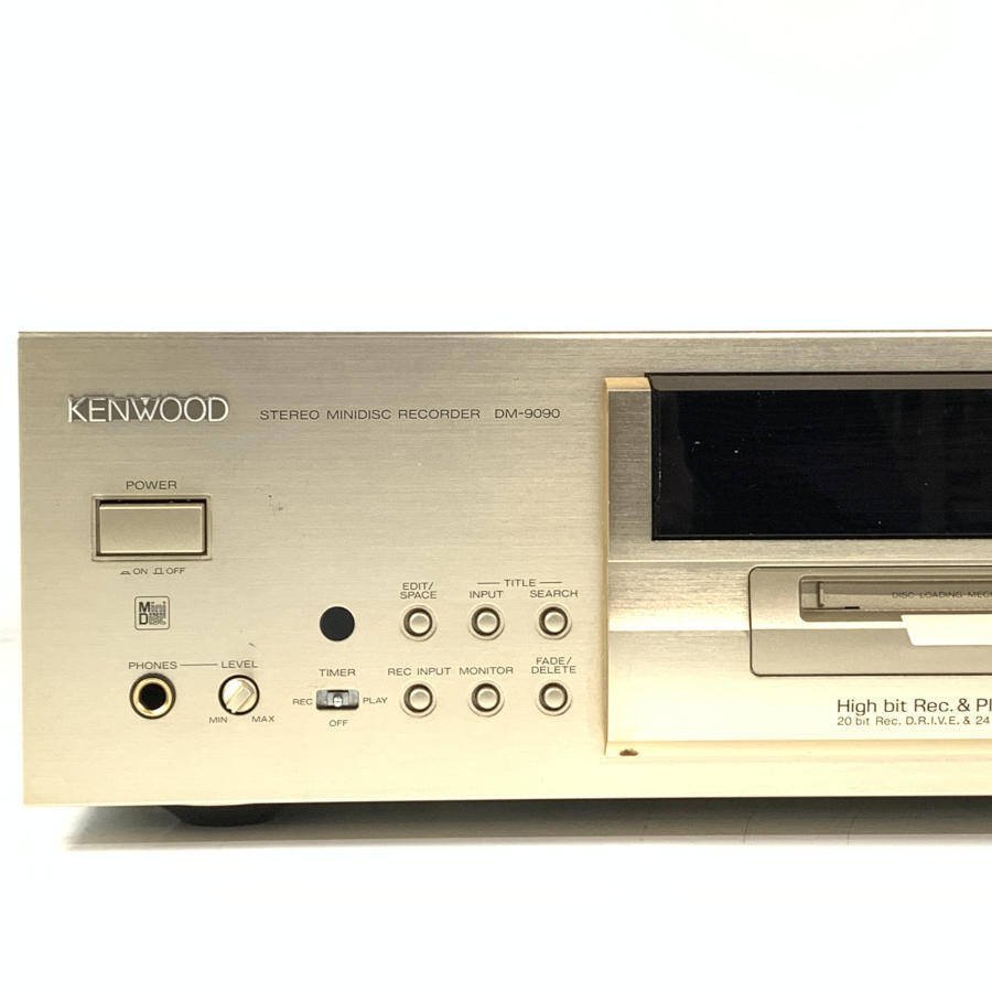 KENWOOD ケンウッド DM-9090 MDデッキ◆現状品_画像2