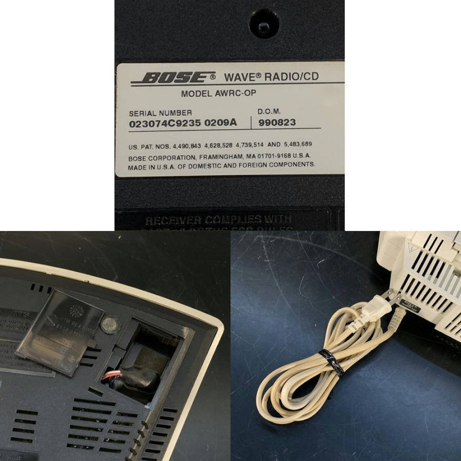 BOSE ボーズ AWRC-0P WAVE Radio/CD◆現状品_画像9