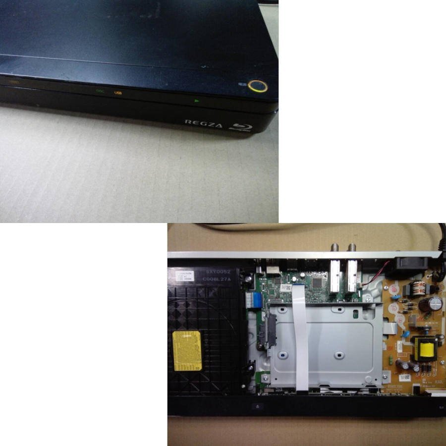 TOSHIBA 東芝 REGZA DBR-W508 HDD/BDレコーダー 3D/BDXL対応品 2019年製 ミニB-CASカード付き●ジャンク品_画像10