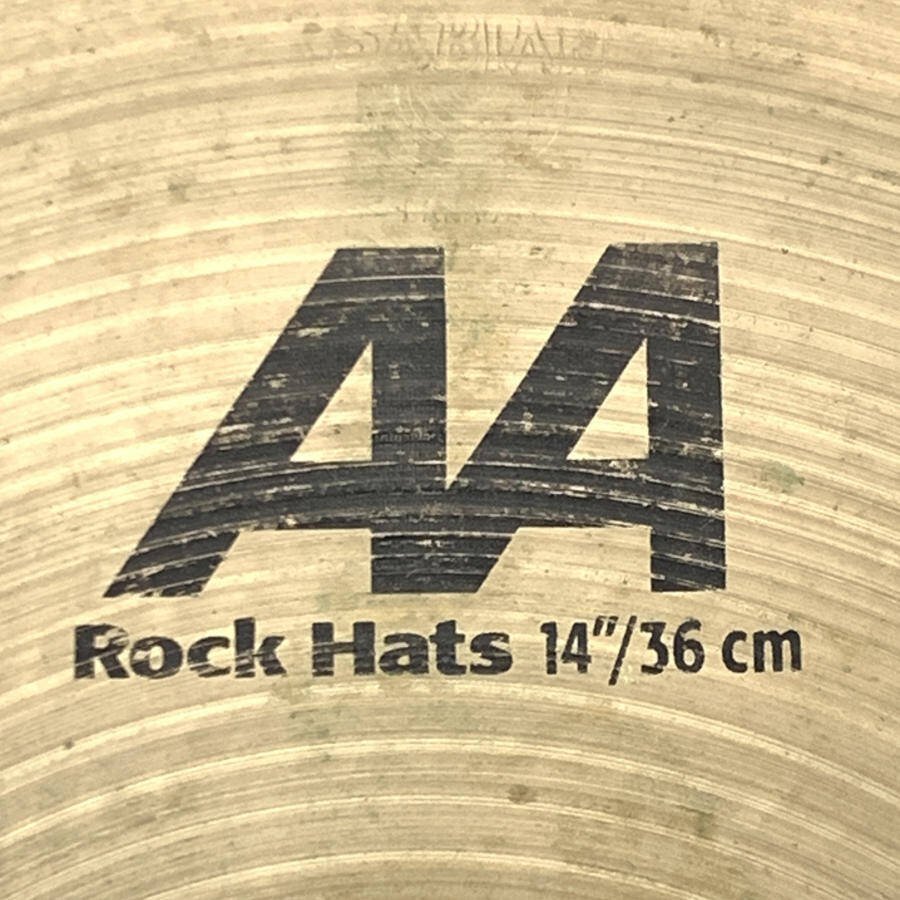 SABIAN セイビアン AA Rock Hats 14/36㎝ ハイハットシンバル(トップ) 14インチ★現状品【TB】_画像4