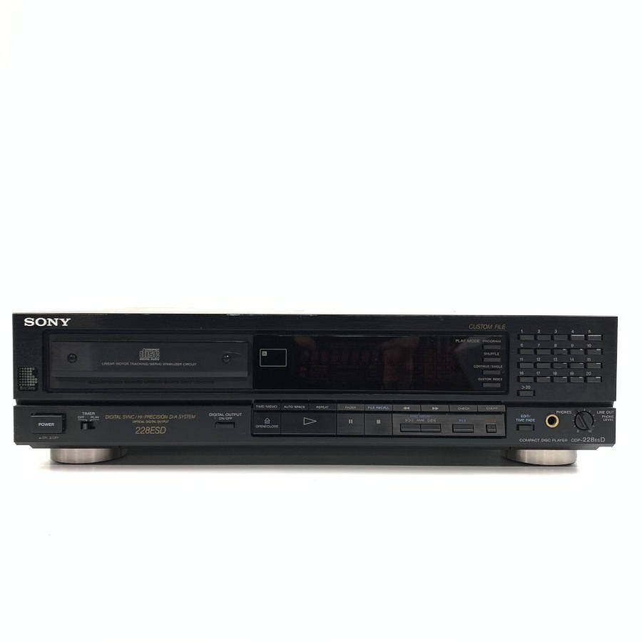 SONY ソニー CDP-228 ESD CDプレーヤー◆現状品_画像1