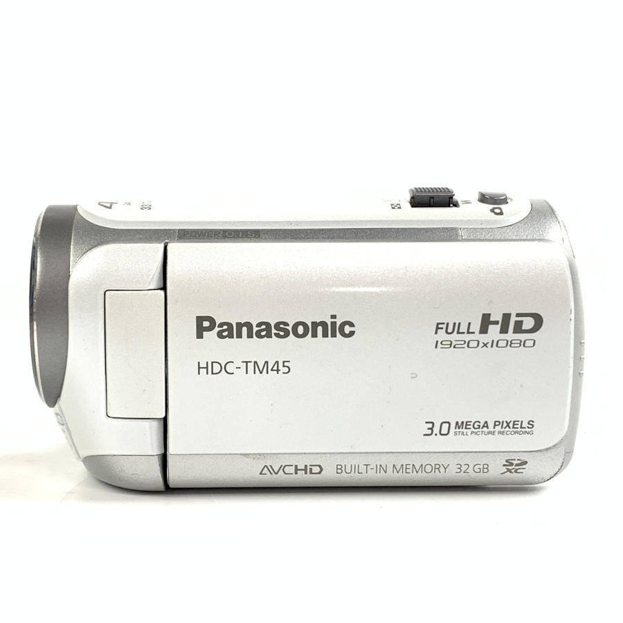 Panasonic HDC-TM45 パナソニック ビデオカメラ 1:1.8/2.38-81.0mm　電源コード/元箱/取説/ACアダプター/バッテリー/CDロム付き●1週間保証_画像3