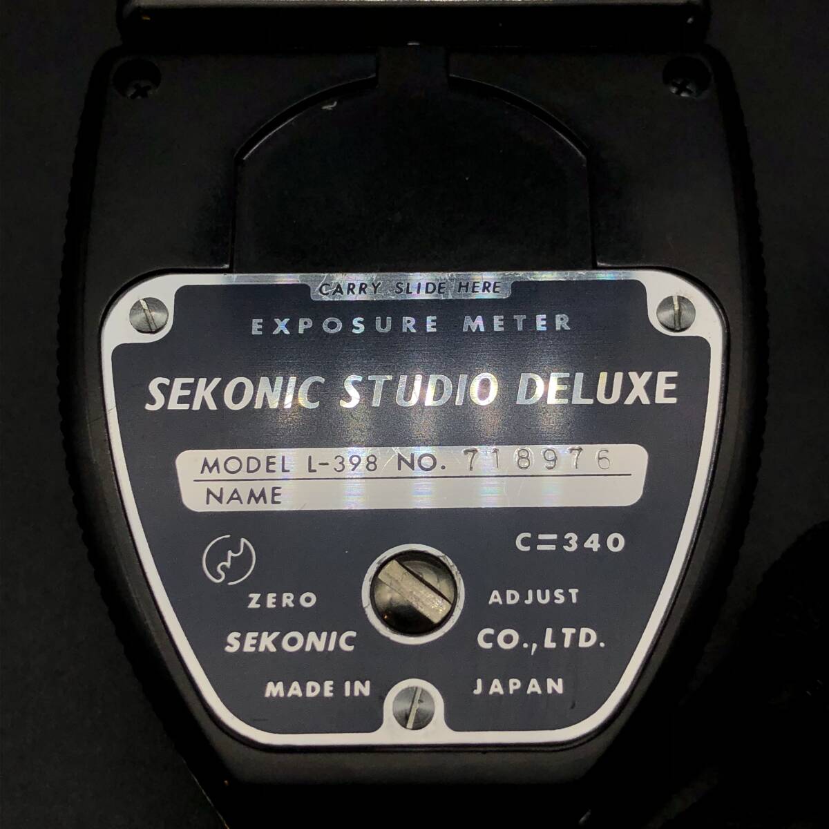 ☆現状品☆セコニック SEKONIC STUDIO DELUXE スタジオデラックス 露出計 model:L-398の画像7