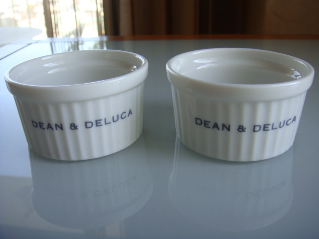 * DEAN&DELUCA Dean and Dell -ka не использовался ko раскладушка S размер диаметр 7× высота 3.7cm 2 шт. комплект керамика производства печь . посудомоечная машина тоже использование возможно 