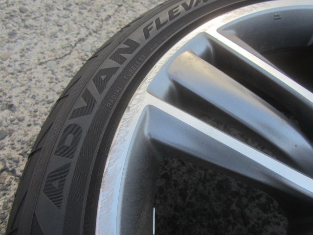 スカイライン　Ｖ３７　２４５／４０Ｒ１９　９８Ｗ　４本セット　ＡＤＶＡＮ　ＦＬＥＶＡ　ホイルキズ多数の為、オマケです_画像7