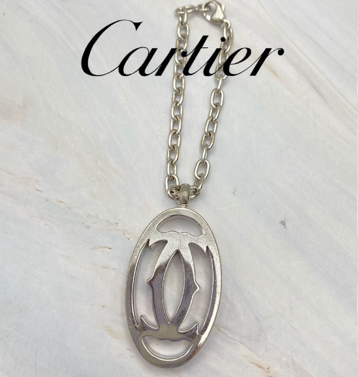 Cartier カルティエ バッグチャーム C2キーリング ペンダント Cartier カルティエ バッグチャーム C2キーリング ペンダント