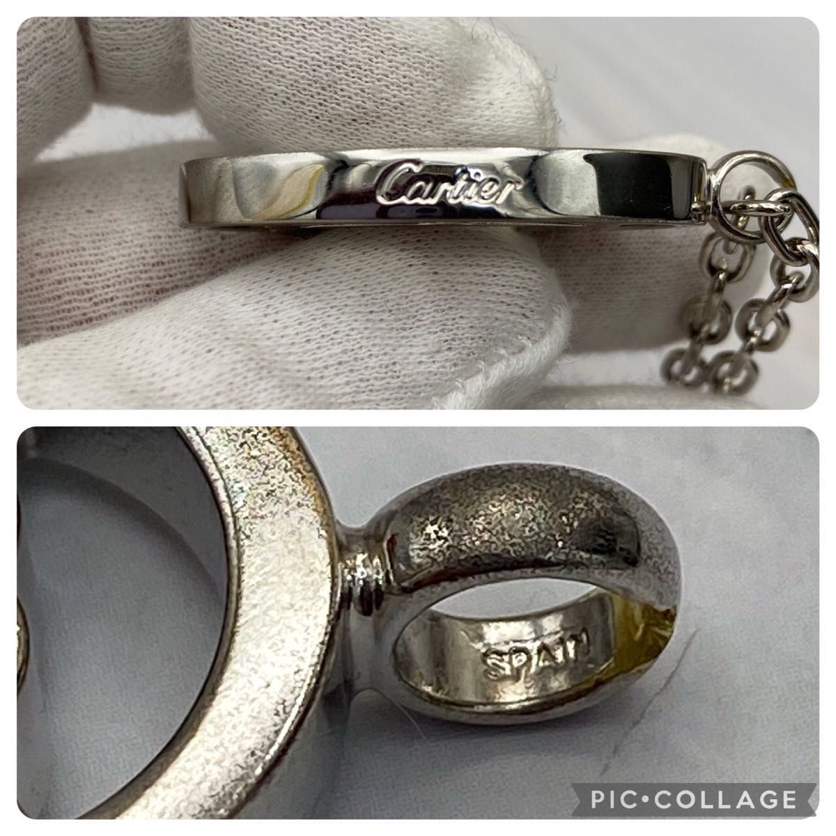 Cartier カルティエ バッグチャーム C2キーリング ペンダント Cartier カルティエ バッグチャーム C2キーリング ペンダント