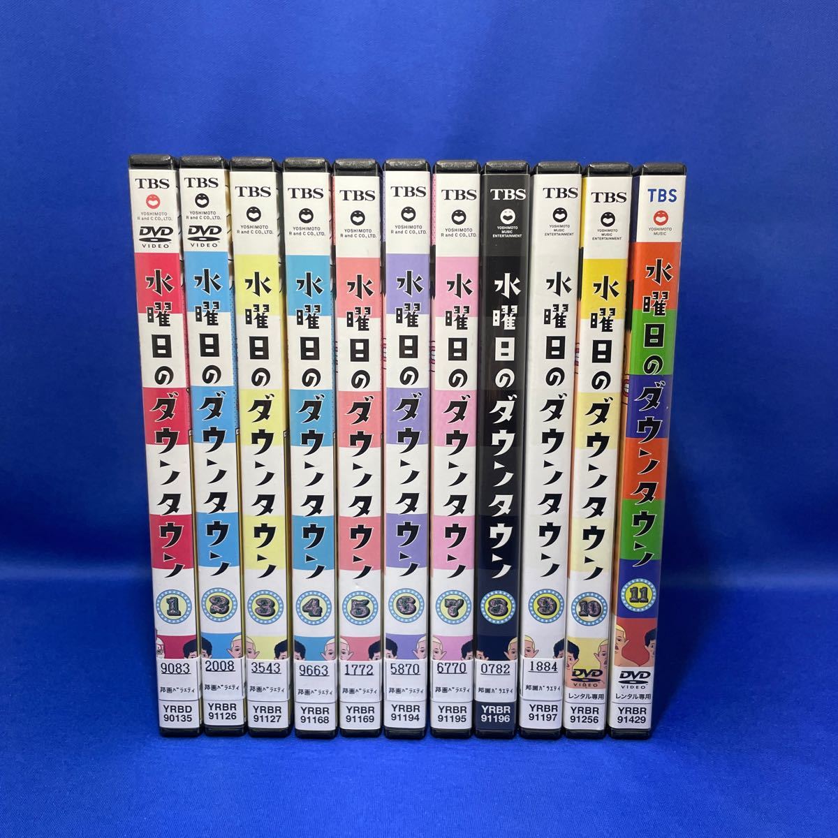 【DVD】水曜日のダウンタウン 1-11巻セット / TBS バラエティ レンタル落ち/ 松本人志 浜田雅功 _画像1