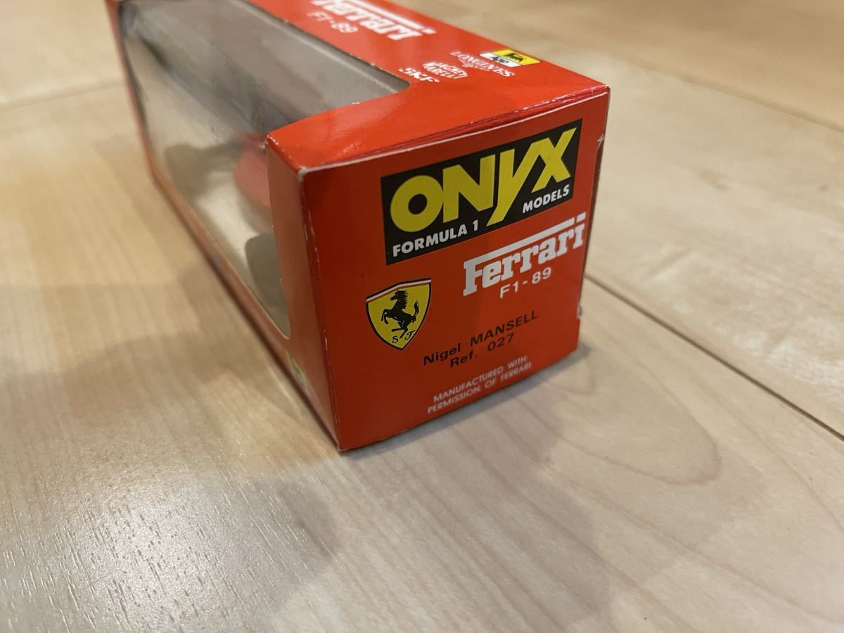 ONYX 1/43 1989 フェラーリ Ferrari 27 マンセル オニキス社製_画像4