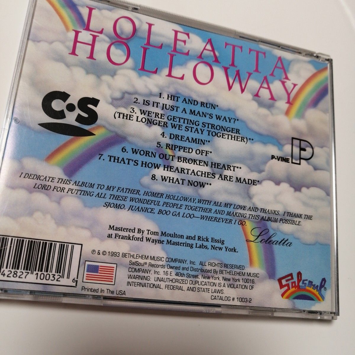 LOLEATTA HOLLOWAY/ロリータ・ハラウェイ