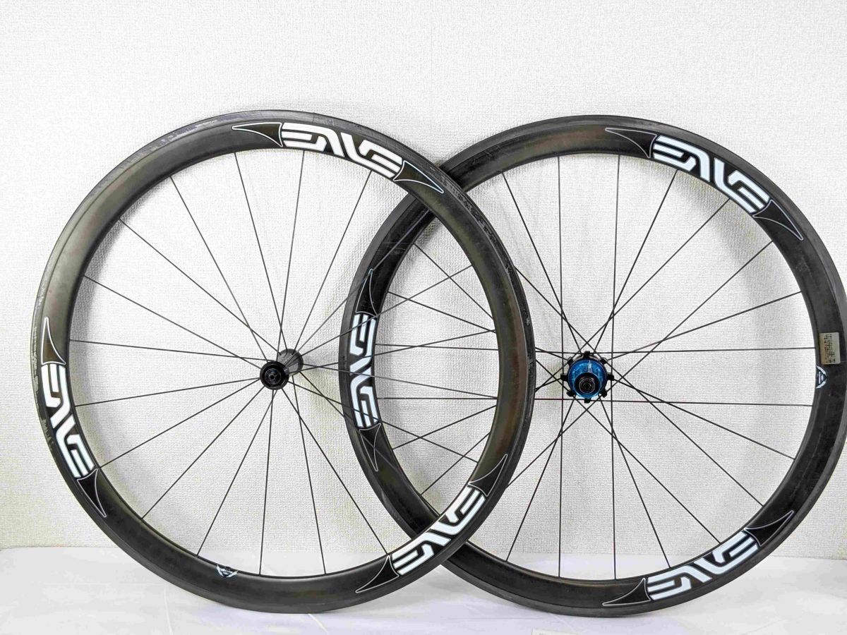 Enve 1.45 tubular Yuniperハブ フリー欠けあり Shimano 11s Free Enve ホイール HO240118Wの画像1