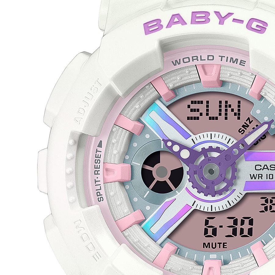 BABY-G FHシリーズ アナデジ ビッグケース ホワイト レディース腕腕時計 BA-110FH-7AJF 新品 未使用 国内正規品 タグ付き_画像3