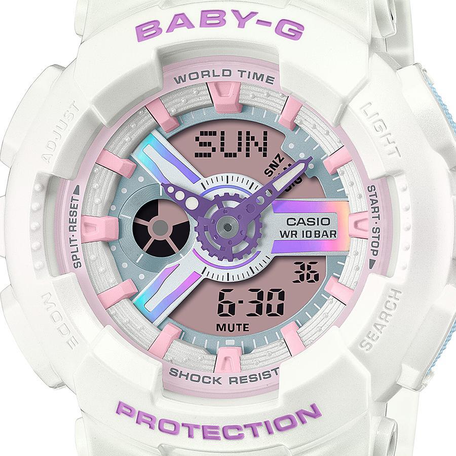 BABY-G FHシリーズ アナデジ ビッグケース ホワイト レディース腕腕時計 BA-110FH-7AJF 新品 未使用 国内正規品 タグ付き_画像2