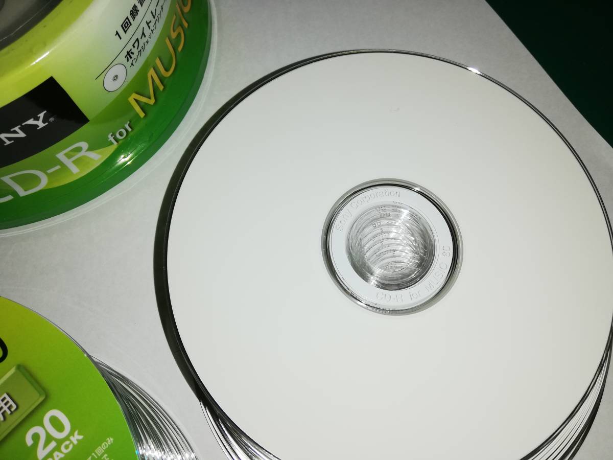 SONY CD-R音楽用80分30枚セット 未使用品 パッケージ無しの中身だけ送料185円のクリックポストで発送_画像4