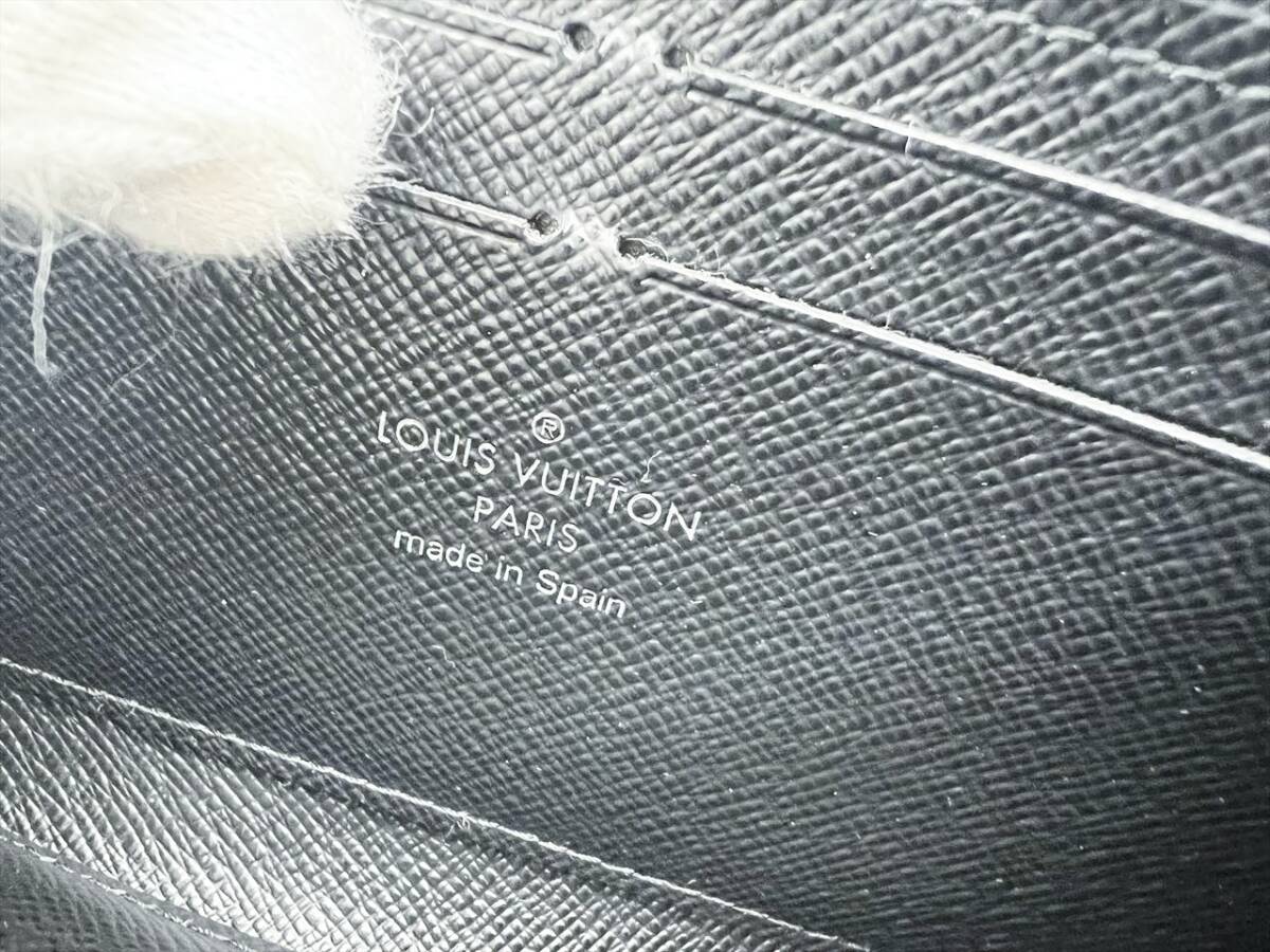 美品　Louis Vuitton　ルイヴィトン　エピ　ポルトフォイユ　 クレマンス　ラウンド長財布　ノワール　スマート　M60915_画像9