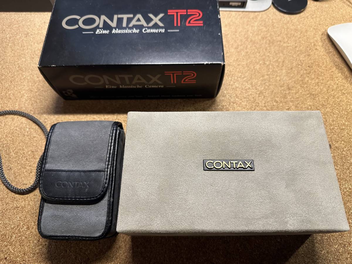 CONTAX T2　付属品（プライスカード以外）全てあり　傷少ない可動品です！_画像7