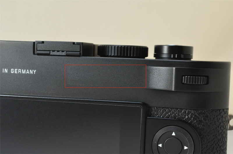 ★★ 極上品 Leica M10-P ブラッククローム w/Box♪♪#5738_背部にテープの跡があります