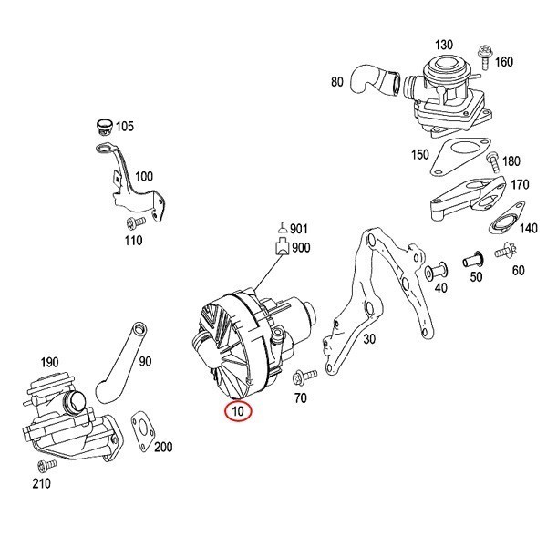 純正OEM BOSCH製 ベンツ W211 W212 C207 A207 E250 E280 E300 E350 E550 エアーポンプ/エアポンプ 0001405185 0001404685 0580000025_画像2