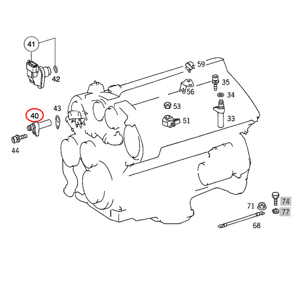 BREMI製 ベンツ W202 W203 W204 C180 C200 C230 C240 C280 C320 C32AMG C43AMG カムシャフトセンサー 0031538328 0041530728 0041536928_画像4