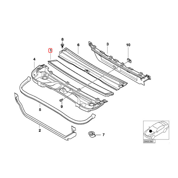 CORTECO製 BMW E46 318Ci 328Ci 330Ci M3 M3CSL 316ti 318ti ACフィルター/エアコンフィルター 64319216591 64319071934 64318361899_画像2