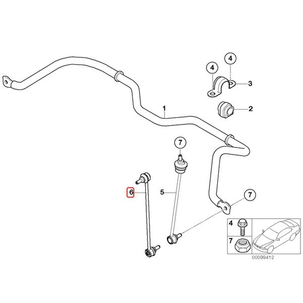 純正OEM LEMFORDER製 BMW MINI R50 R53 R52 ミニ フロント スタビライザーリンクロッド 左右セット 31356778831 One 1.6i Cooper CooperS_画像2