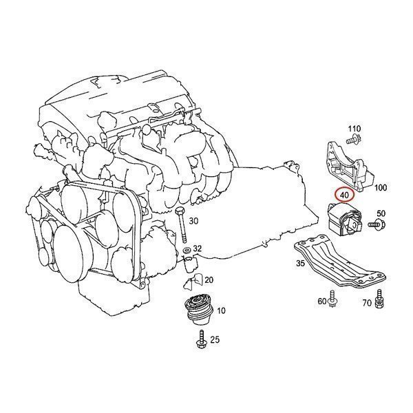 MEYLE製 ベンツ W463 G320 G350 G500 G550 G55AMG G63AMG ATマウント/ミッションマウント HD(強化版) 2122400418 1402401318 1402401118_画像2