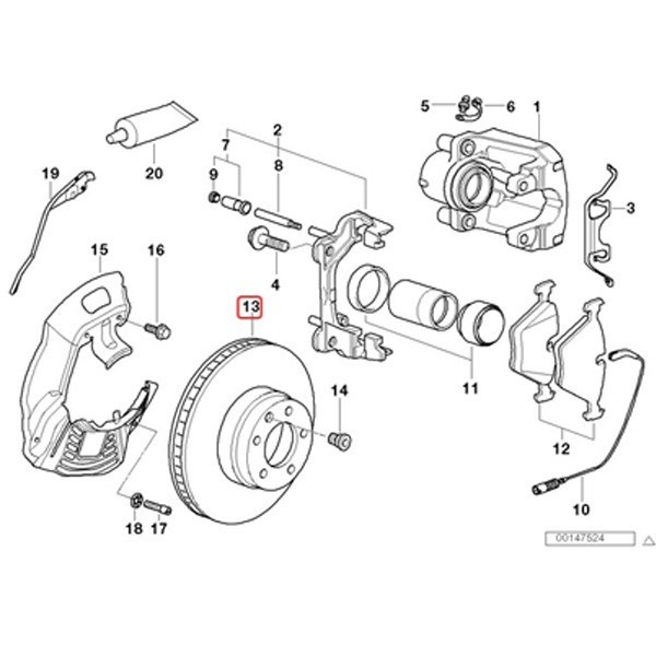 MEYLE製 BMW 5シリーズ E39 セダン ワゴン フロント ブレーキディスク 左右セット 34116767061 34111163081 34111164839 34111163013_画像2