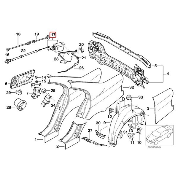 純正OEM VDO製 BMW E39 540i M5 フューエルタンクフラップモーター/フューエルカバーロックアクチュエーター 67116987625 67118352168_画像2