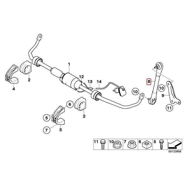 MEYLE製 BMW E60 545i 550i M5 フロント スタビリンク/ペンドラムサポート 左右セット HD(強化版) 31306781547 31306781548_画像3